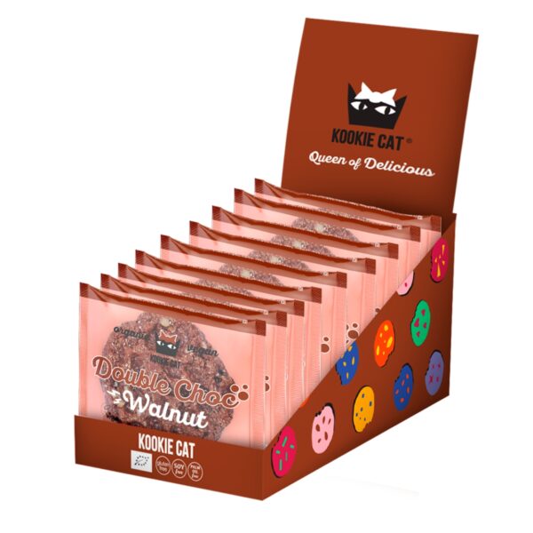 Cookies Double Choco Noix 12 pièces - KOOKIE CAT