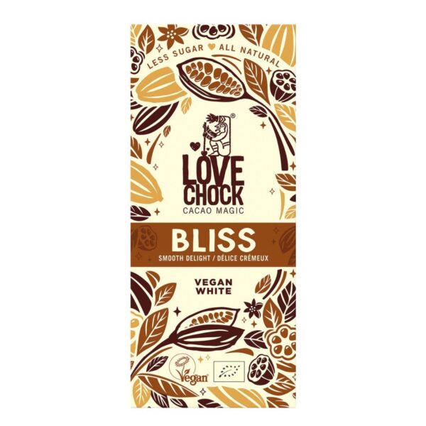 Chocolat blanc Bliss 8 plaques - LOVECHOCK