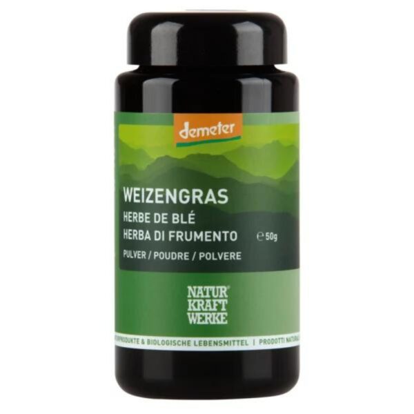 Poudre d'herbe de blé 50g - NATURKRAFTWERKE