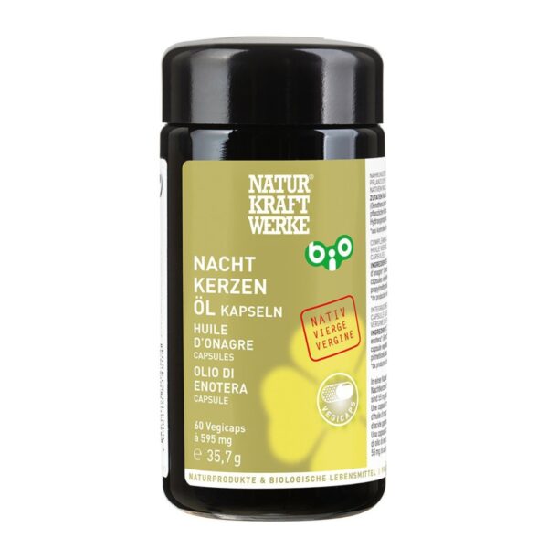 Huile d'onagre 60 capsules - NATURKRAFTWERKE