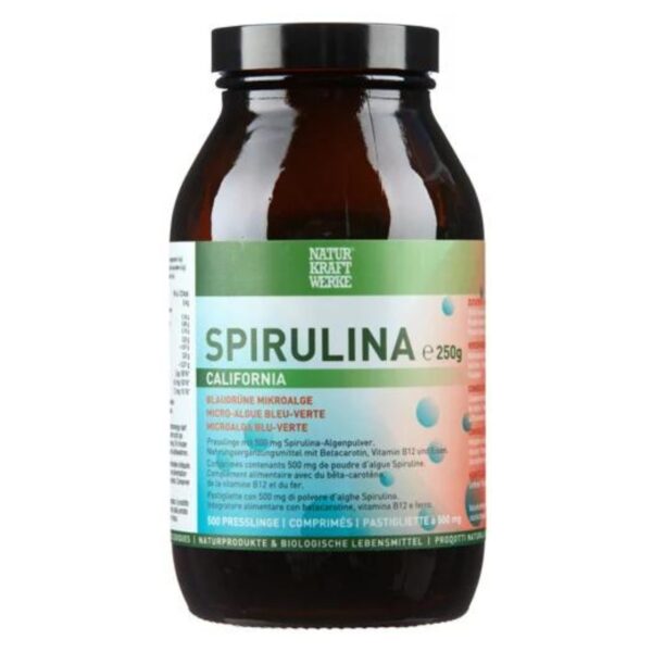 Spiruline California 500 comprimés - NATURKRAFTWERKE