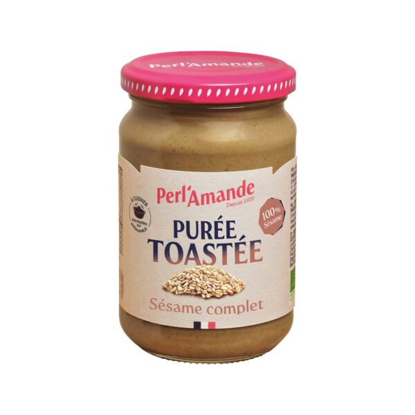 Purée de sésame complet toasté 250g - PERL'AMANDE