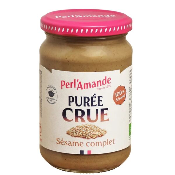 Purée crue de sésame complet 250g - PERL'AMANDE