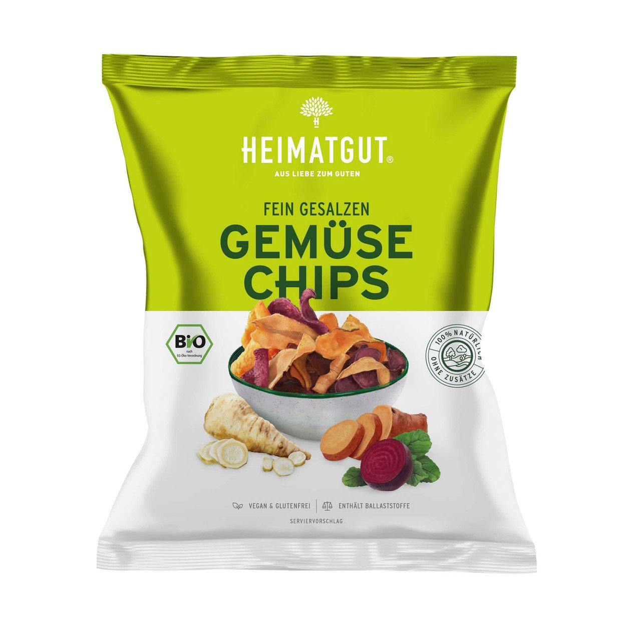 Chips de légumes finement salées 100g - 6 pièces - HEIMAGUT