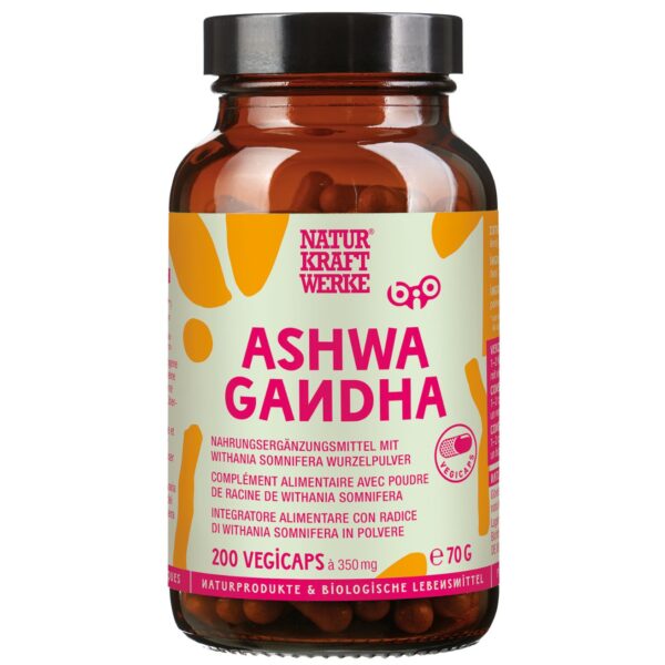 Ashwagandha 200 capsules - NATURKRAFTWERKE