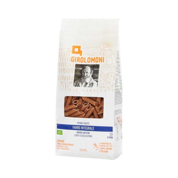 Penne rigate d'amidonnier intégral - 6 pièces - GIROLOMONI