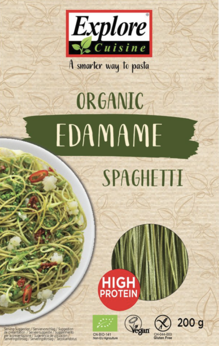 Pâtes spaghetti d'edamame bio 200g - EXPLORE CUISINE
