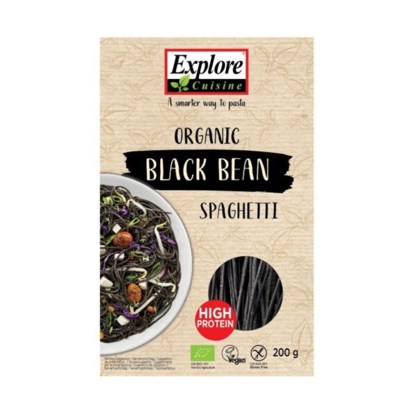 Pâtes spaghetti de haricot noir 200g - EXPLORE CUISINE
