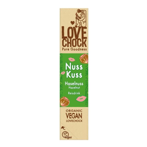 Barre de chocolat baiser de noix - 6x 40 gr - LOVECHOCK