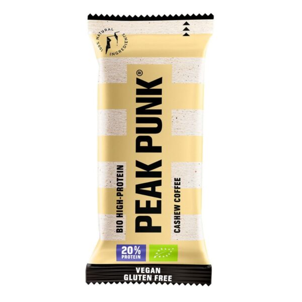 Barres protéinées Café-Cajou 4 pièces - PEAK PUNK