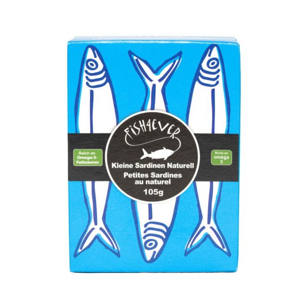 Petites sardines au naturel 105 gr - FISH4EVER