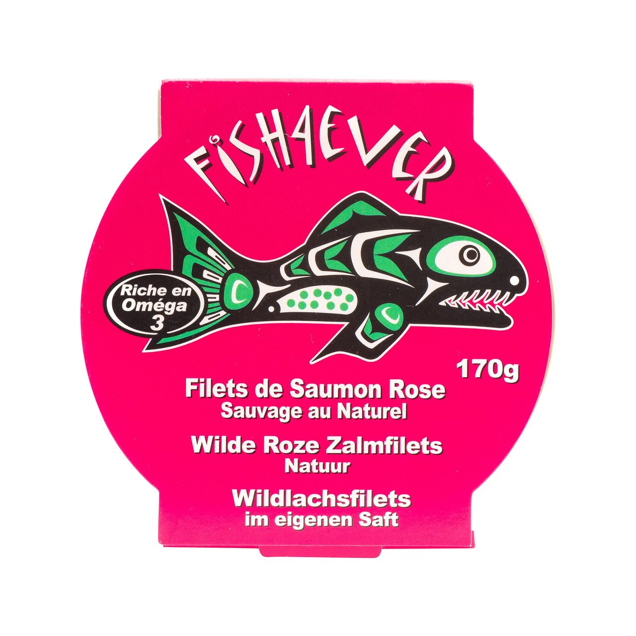 Filet de saumon sauvage au naturel 170 gr - FISH4EVER