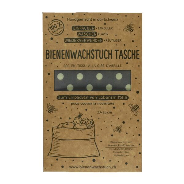 Sachet à la cire d'abeille 23x23 cm - RapNika GmbH